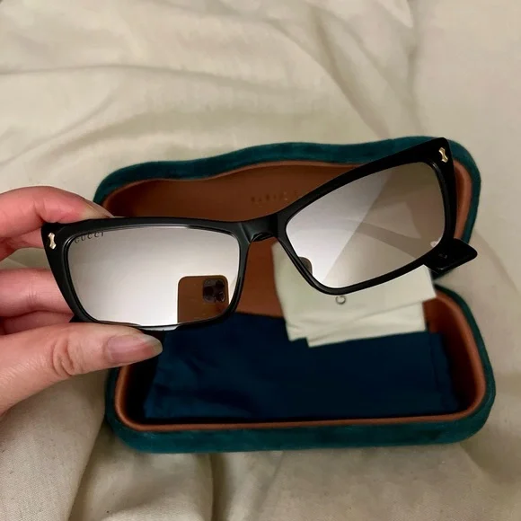 BNIB Gucci Mirrored Cat Eye Sunglasses